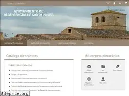 Sites similar to aldealenguadesantamaria.es