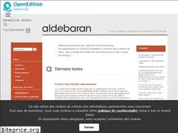 Sites similar to aldebaran.revues.org