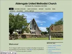 Sites similar to aldersgateumc.us