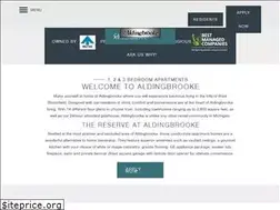 Sites similar to aldingbrookeapts.com