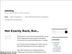 Sites similar to aldoblog.com