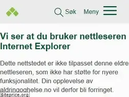 Sites similar to aldringoghelse.no