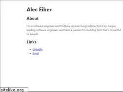 Sites similar to aleceiber.com