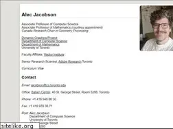Sites similar to alecjacobson.com
