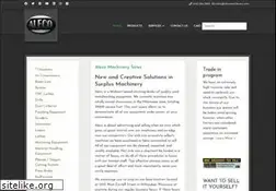 Sites similar to alecomachinery.com