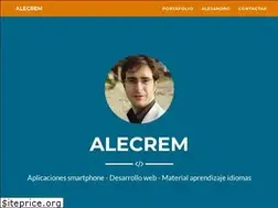 Sites similar to alecrem.com