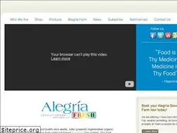 Sites similar to alegriafresh.com