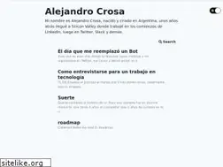 Sites similar to alejandrocrosa.com
