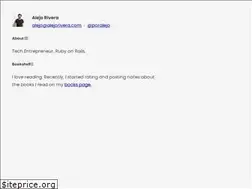 Sites similar to alejorivera.com