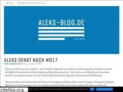Sites similar to aleks-blog.de
