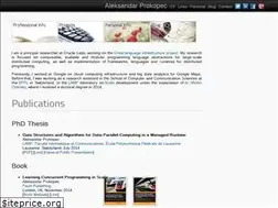 Sites similar to aleksandar-prokopec.com
