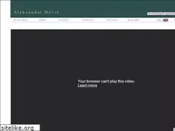 Sites similar to aleksandardevic.com