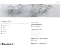 Sites similar to aleksandarskrbic.github.io