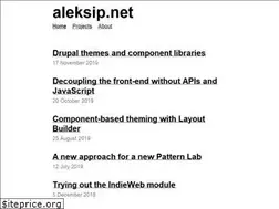 Sites similar to aleksip.net