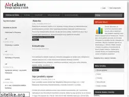 Sites similar to alelekarz.pl