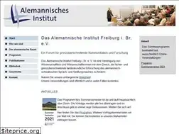 Sites similar to alemannisches-institut.de