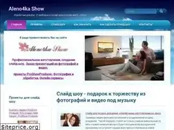 Sites similar to aleno4ka-show.com