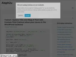 Sites similar to aleph2u.com