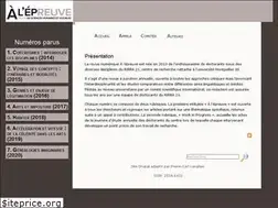 Sites similar to alepreuve.org