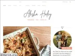 Sites similar to aleshahaley.com