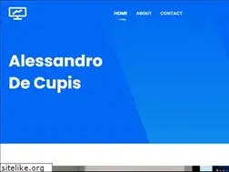 Sites similar to alessandrodecupis.com