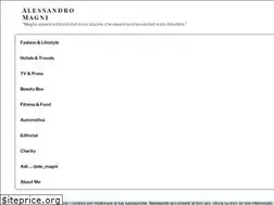 Sites similar to alessandromagni.com