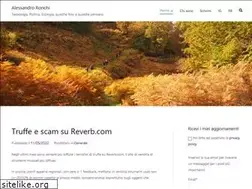 Sites similar to alessandroronchi.net