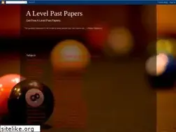 Sites similar to alevelpastpaperfree.blogspot.com