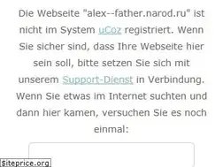 Sites similar to alex--father.narod.ru