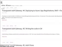 Sites similar to alex-klaus.com