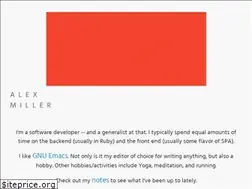 Sites similar to alex-miller.co