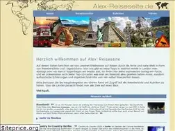 Sites similar to alex-reiseseite.de