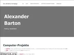Sites similar to alex.barton.de