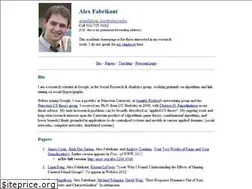 Sites similar to alex.fabrikant.us