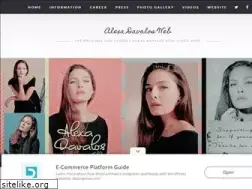 Sites similar to alexa-davalos.com