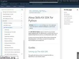 Sites similar to alexa-skills-kit-python-sdk.readthedocs.io