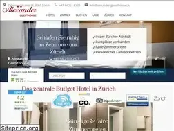 Sites similar to alexander-guesthouse.ch