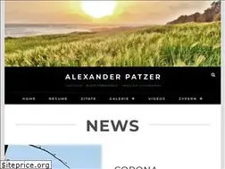 Sites similar to alexander-patzer.de