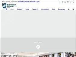 Sites similar to alexander.ac.cy