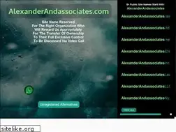 Sites similar to alexanderandassociates.com