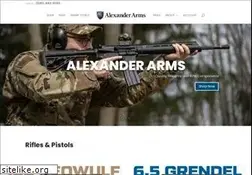 Sites similar to alexanderarms.com