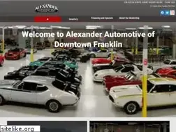 Sites similar to alexanderautomotive.net