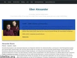 Sites similar to alexanderblume.de