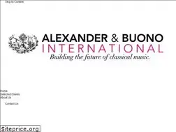 Sites similar to alexanderbuono.com