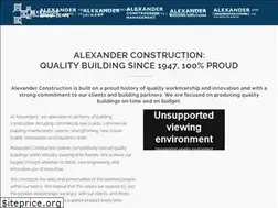 Sites similar to alexanderconstruction.co.nz