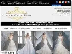 Sites similar to alexandercouturebridal.com