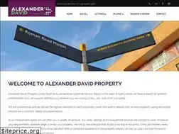 Sites similar to alexanderdavidproperty.co.uk