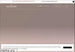 Sites similar to alexanderhotel.com