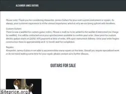 Sites similar to alexanderjamesguitars.com