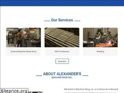 Sites similar to alexandermachineshop.com